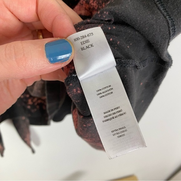 Rails Tie Front Edie Jersey Dress Womens Size XS Upcycled Floral Mandala Casual - Picture 11 of 15